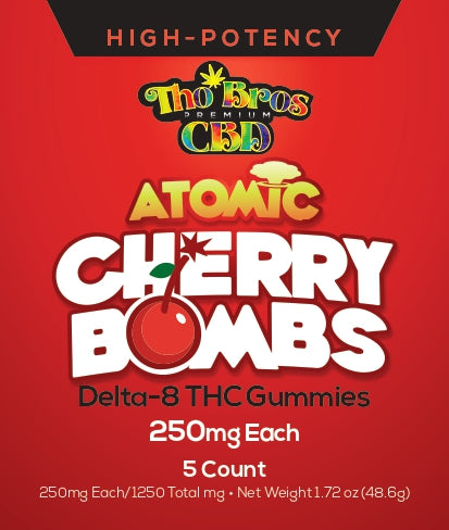 Delta-8 Atomic Cherry Bombs - 250mg